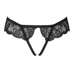 Livco Corsetti Fashion - Love Story Lc 90679 Culotte Crochless Noir